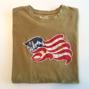 Columbia Men’s Graphic Tee USA Design - Size XL